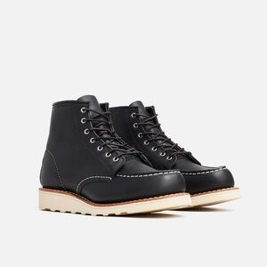Red Wing 6-INCH CLASSIC MOC - Black - 8.5